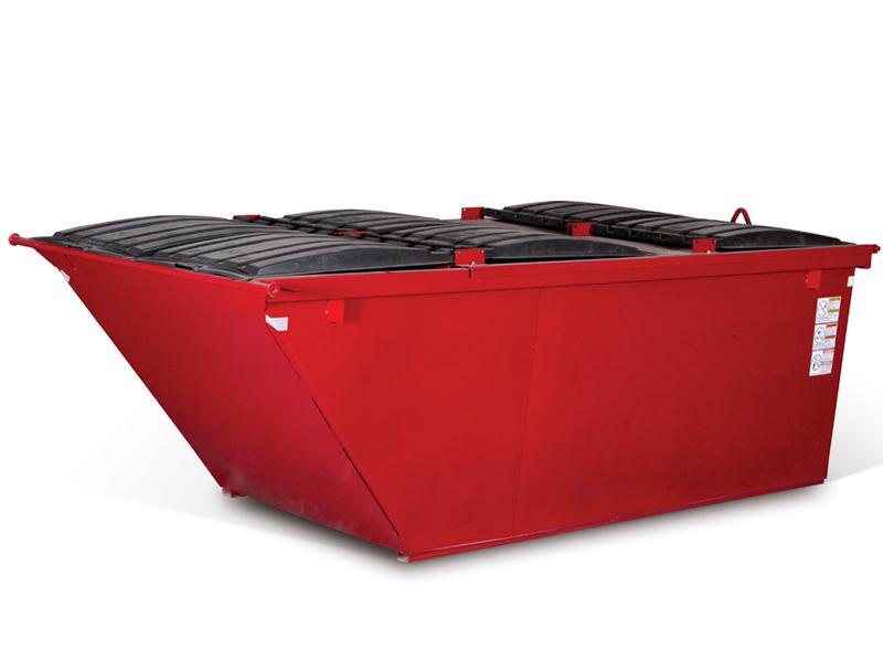 Wastequip Slope Front Rear Load Dumpsters without Casters