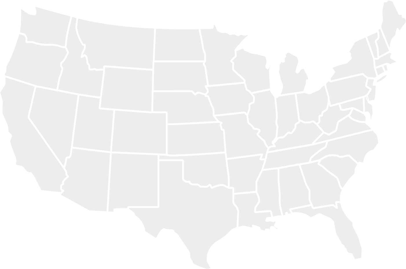 USA Map.